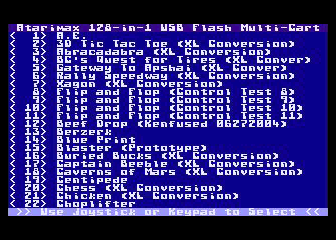 128 in 1 USB Flash Multi Cart (2005)(Atarimax)