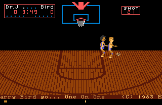 One-on-One Basketball (1987) (Atari)